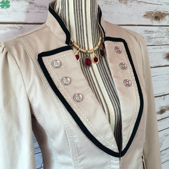 White House Black Market Peplum Jacket Size 2 - Picture 4 of 7